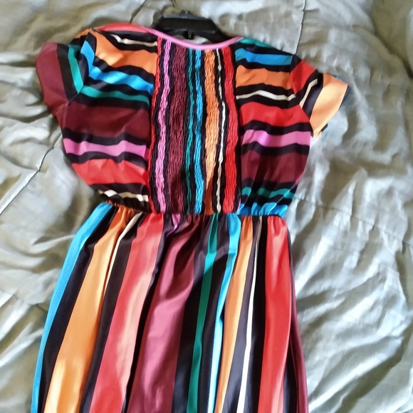 Multicolored spring dress - Picture 2 of 3